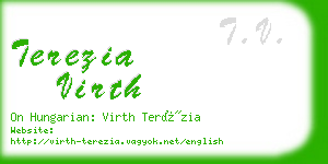 terezia virth business card